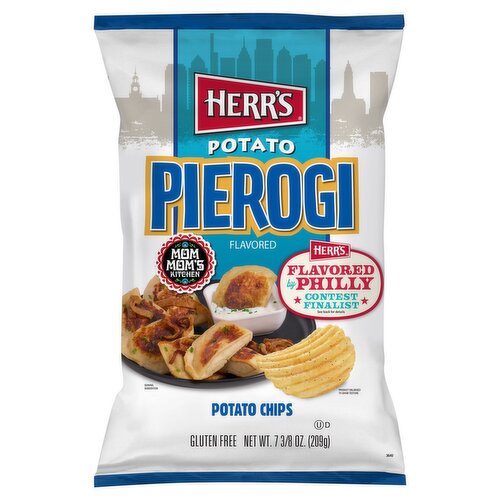 Herr's Pierogi Flavored Potato Chips, 7 3/8 oz