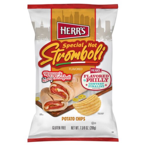 Herr's Special Hot Stromboli Flavored Potato Chips, 7 3/8 oz