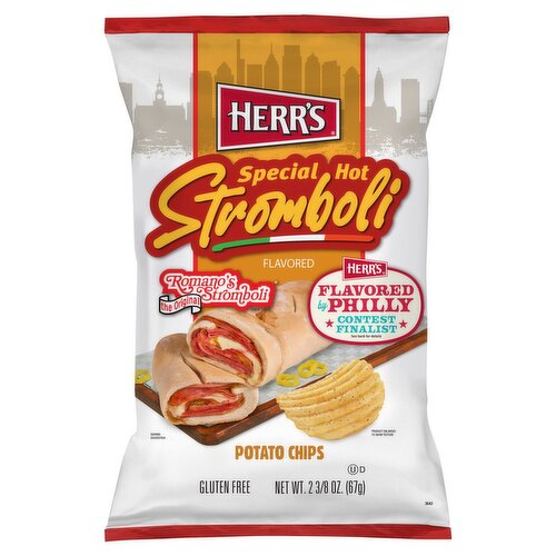 Herr's Special Hot Stromboli Flavored Potato Chips, 2 3/8 oz