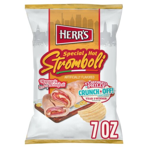 Herr's Special Hot Stromboli Potato Chips, 7 oz
