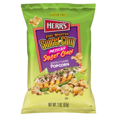 Herr's Fire Roasted Sweet Corn Mexican Street Popcorn, 2 oz