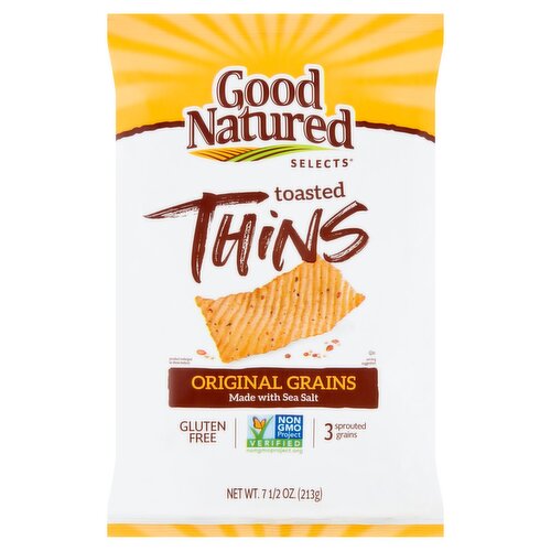 Good Natured Selects Original Grains Toasted Thins, 7.5 oz