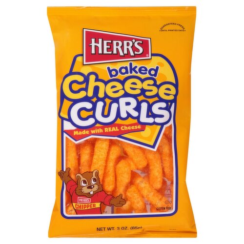 Herr's Baked Cheese Curls, 3 oz