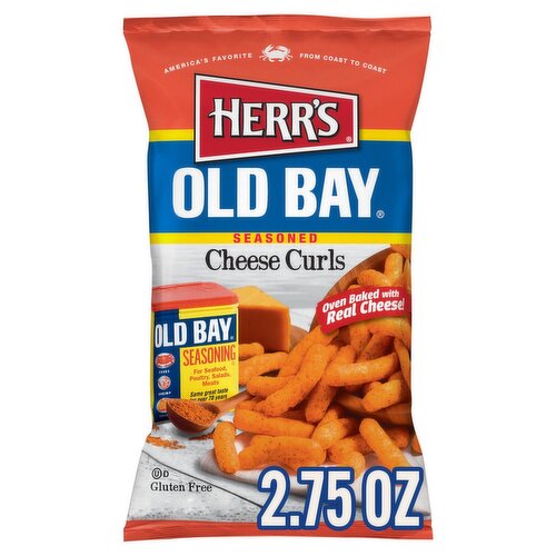 Herr's Old Bay Seasoned Cheese Curls, 2 3/4 oz