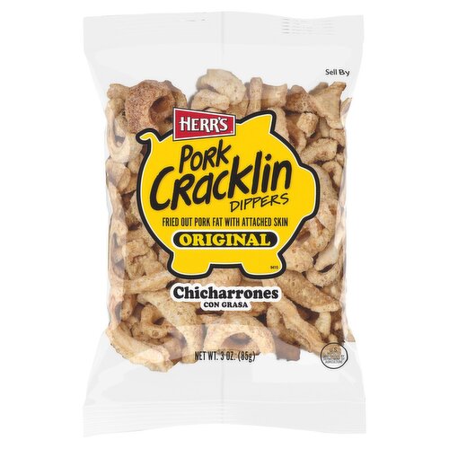 Herr's Original Pork Cracklin Dippers, 3 oz