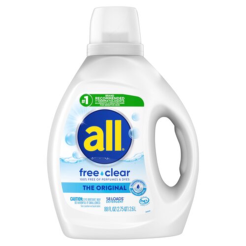 All Free Clear The Original Detergent, 58 loads, 88 fl oz