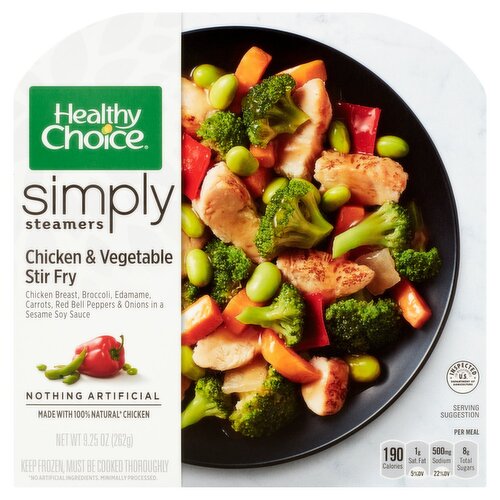 Healthy Choice Simply Steamers Chicken & Vegetable Stir Fry, 9.25 oz