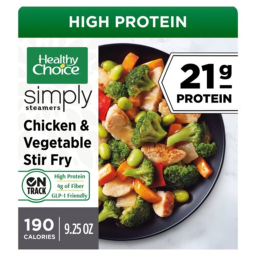 Healthy Choice Simply Steamers Chicken & Vegetable Stir Fry, 9.25 oz
