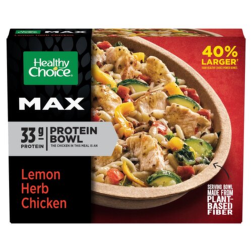 Healthy Choice Max Lemon Herb Chicken Protein Bowl, 13.75 oz