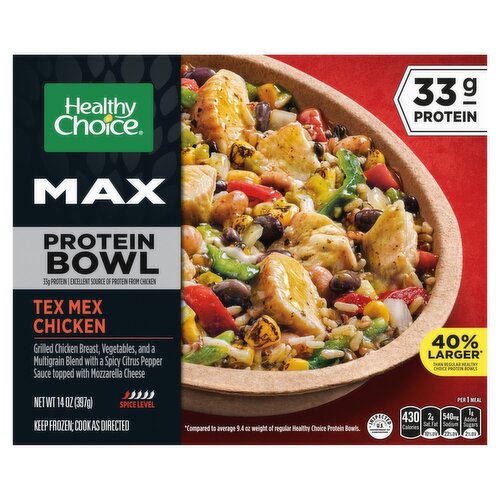 Healthy Choice Max Tex Mex Chicken Protein Bowl, 14 oz