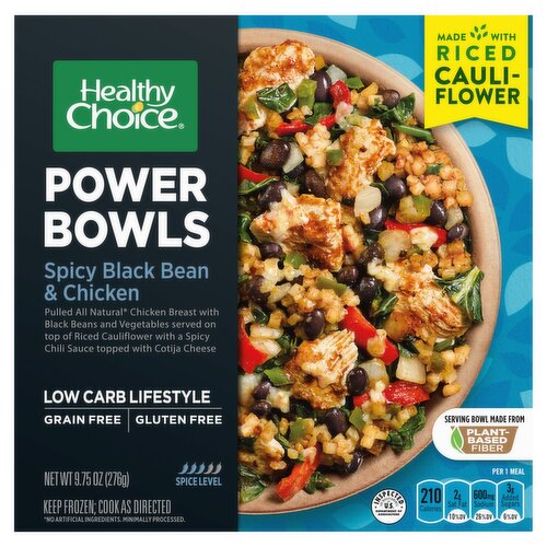 Healthy Choice Power Bowls Spicy Black Bean & Chicken, 9.75 oz