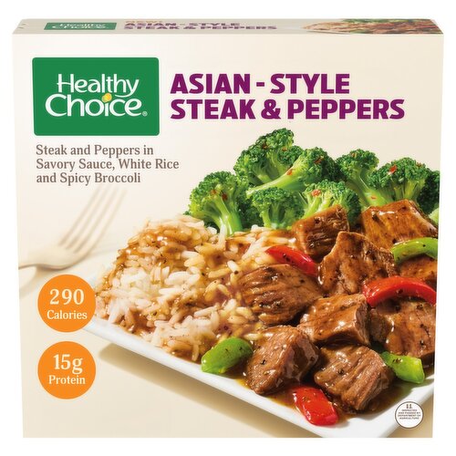 Healthy Choice Asian - Style Steak & Peppers, 11 oz