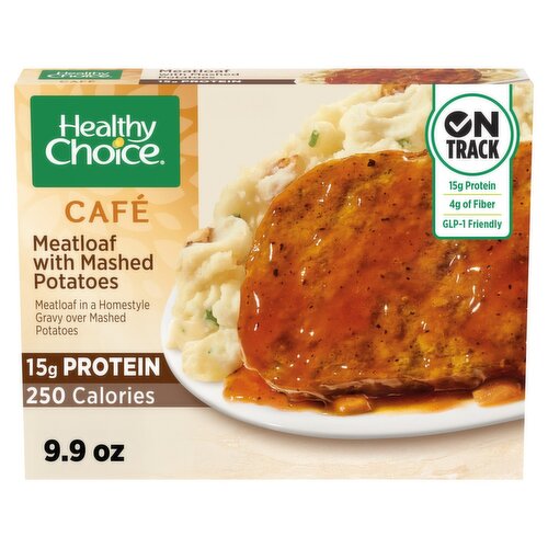 Healthy Choice Café Meatloaf with Mashed Potatoes, 9.9 oz