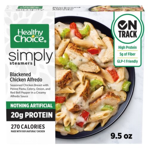 Healthy Choice Simply Steamers Blackened Chicken Alfredo, 9.5 oz