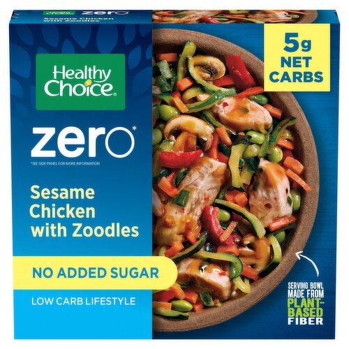 Healthy Choice Zero Sesame Chicken with Zoodles, 9.5 oz