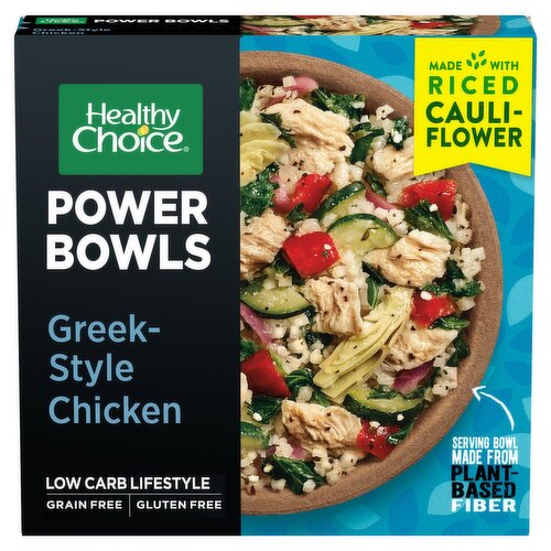 Healthy Choice Power Bowls Greek-Style Chicken,  9.5 oz.