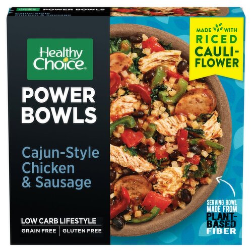 Healthy Choice Power Bowls Cajun-Style Chicken & Sausage, 9.4 oz.