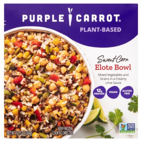 Purple Carrot Plant-Based Sweet Corn Elote Bowl, 10.75 oz