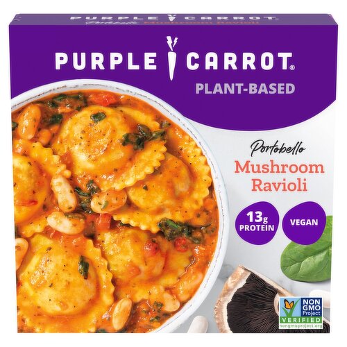 Purple Carrot Plant-Based Portobello Mushroom Ravioli, 10.75 oz