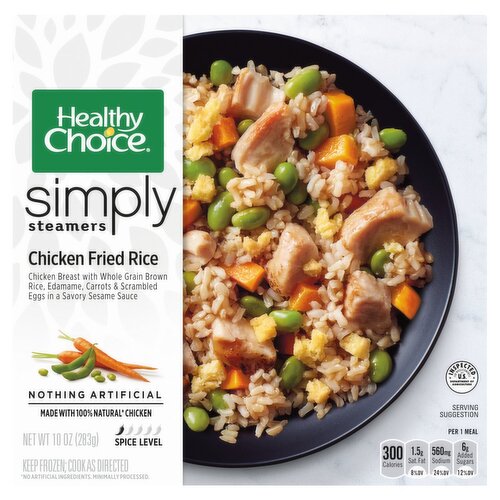 Healthy Choice Simply Steamers Chicken Fried Rice, 10 oz