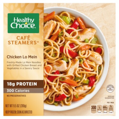 Healthy Choice Café Steamers Chicken Lo Mein, 9.5 oz