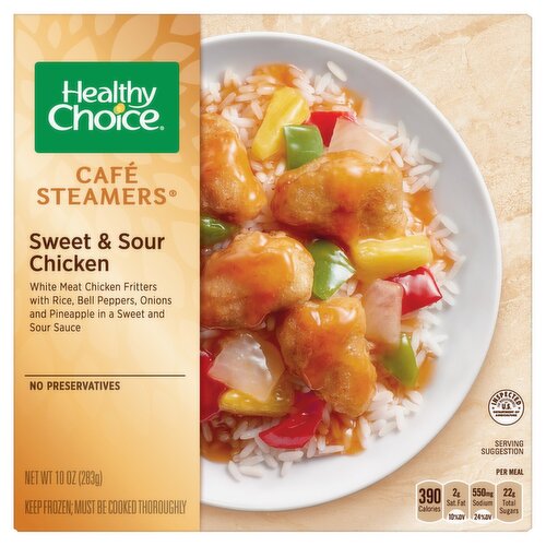 Healthy Choice Café Steamers Sweet & Sour Chicken, 10 oz