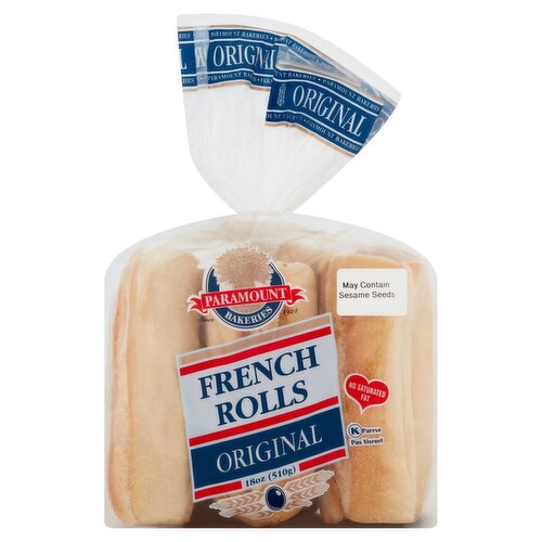 Paramount Bakeries Original French Rolls, 18 oz