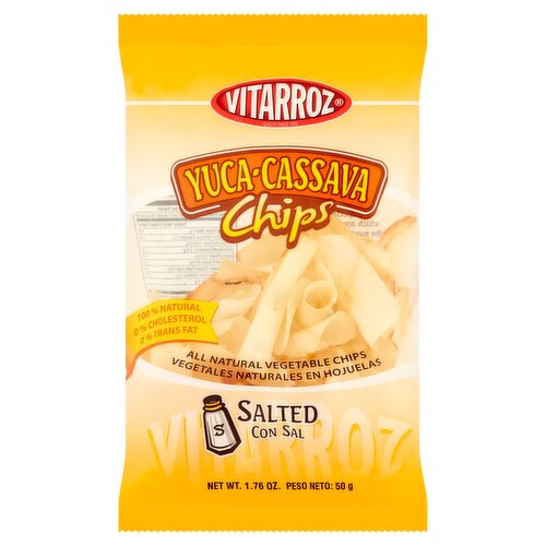 Vitarroz Salted Cassava Chips, 1.76 oz