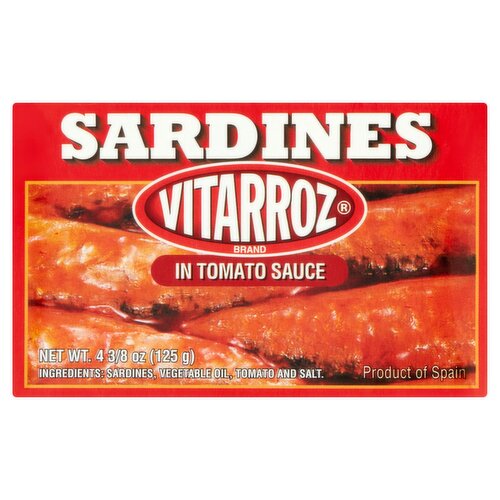 Vitarroz Sardines in Tomato Sauce, 4 3/8 oz