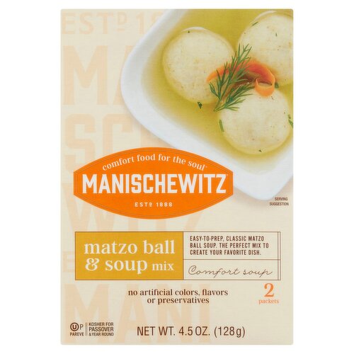 Manischewitz Matzo Ball & Soup Mix, 4.5 oz