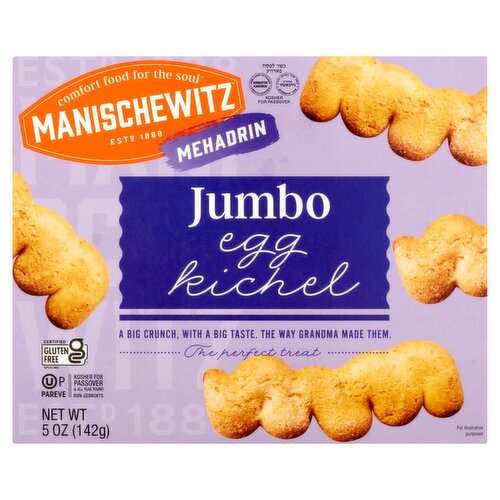 Manischewitz Mehadrin Jumbo Egg Kichel, 5 oz