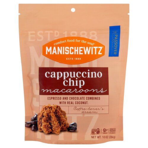 Manischewitz Cappuccino Chip Macaroons, 10 oz