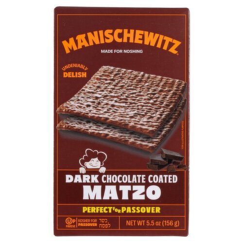 Manischewitz Dark Chocolate Coated Matzo, 5.5 oz