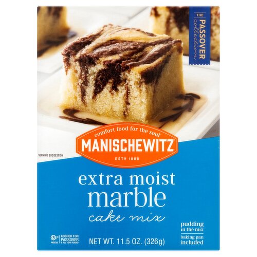 Manischewitz Extra Moist Marble Cake Mix, 11.5 oz