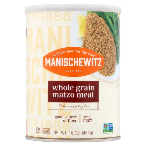 Manischewitz Whole Grain Homestyle Matzo Meal, 16 oz