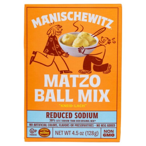 Manischewitz Reduced Sodium Matzo Ball Mix, 2 count, 5 oz