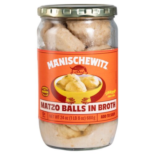 Manischewitz Matzo Balls in Broth, 24 oz