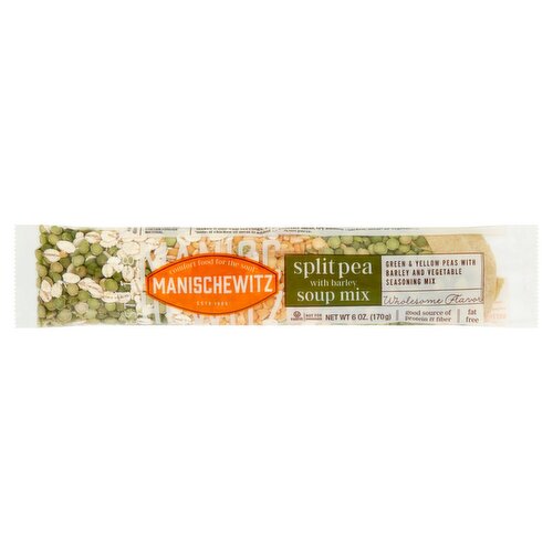 Manischewitz Split Pea with Barley Soup Mix, 6 oz