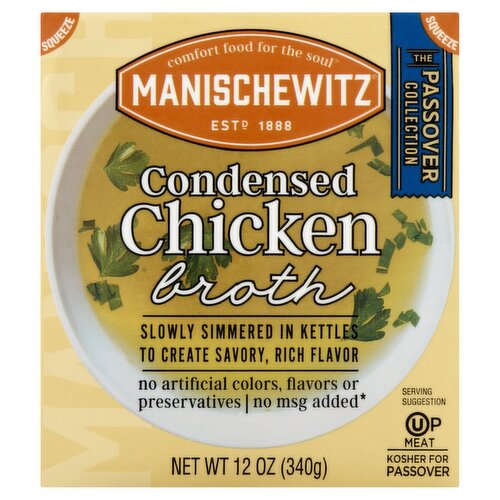 Manischewitz Condensed Chicken Broth, 12 oz