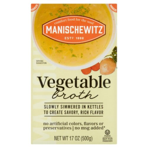 Manischewitz Traditional Vegetable Broth, 17 oz