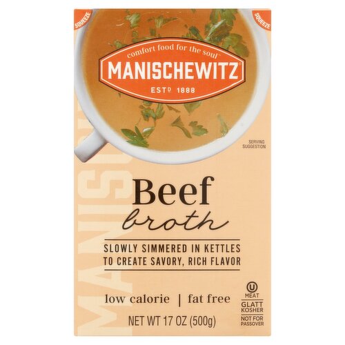 Manischewitz Beef Broth, 17 oz