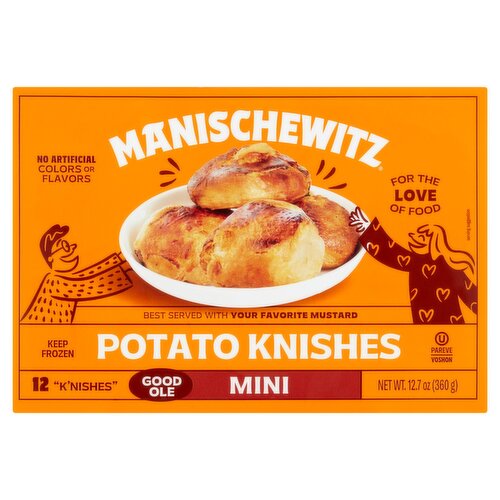 Manischewitz Mini Potato Knishes, 12 count, 12.7 oz