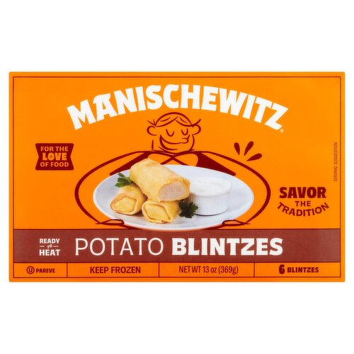 Manischewitz Potato Blintzes, 6 count, 13 oz