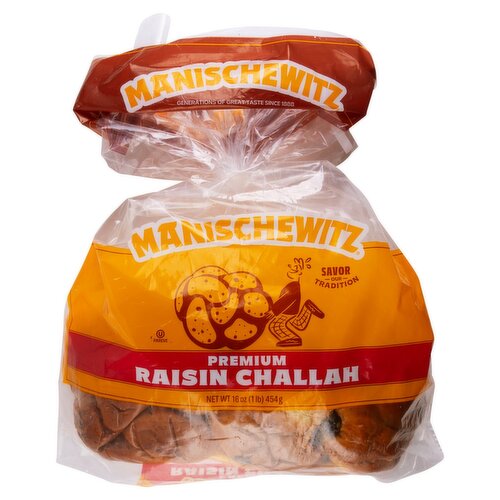 Manischewitz Premium Raisin Challah, 16 oz