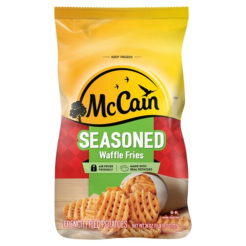 McCain Seasoned Waffle French Fried Potatoes, 26 oz