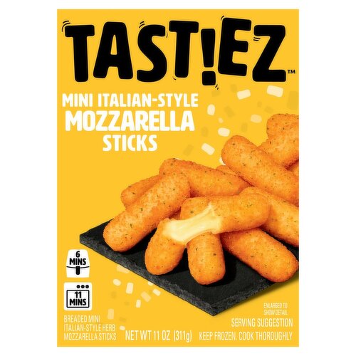 TAST!EZ Breaded Mini Italian-Style Herb Mozzarella Sticks, 11 oz