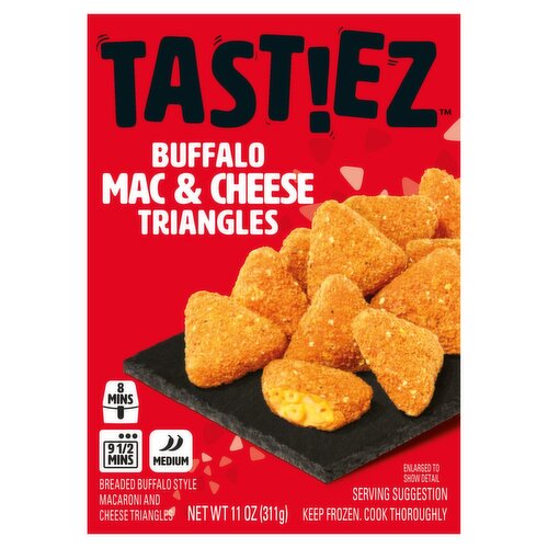 TAST!EZ Buffalo Mac & Cheese Triangles, 11 oz