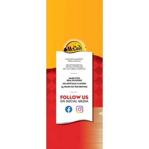 McCain Quick Cook Straight Cut Fries French Fried Potatoes, 26 oz