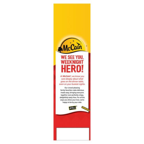 McCain Seasoned Crinkle Fries French Fried Potatoes, 26 oz