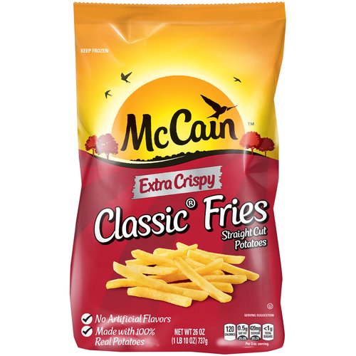 McCain Extra Crispy Classic Fries, 26 oz